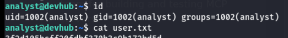 Grabbing the user flag